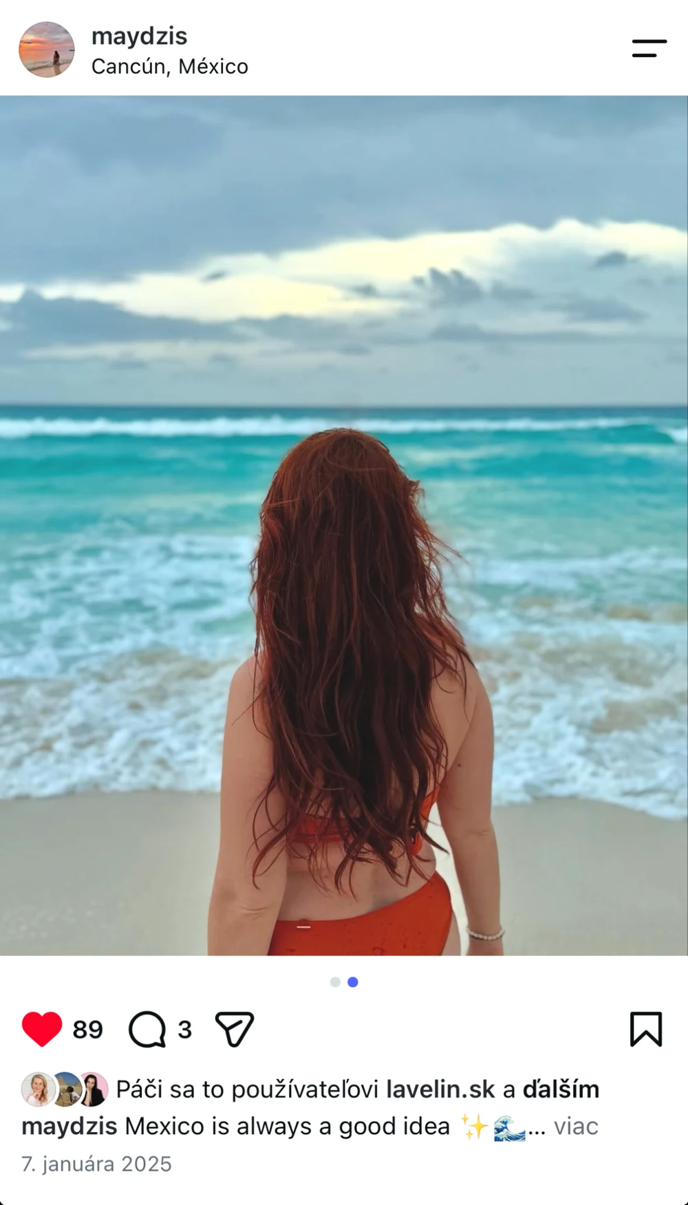 Príspevok @maydzis z Mexika: Cancún